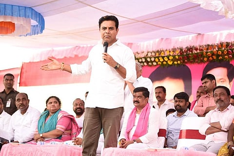 Telangana minister KTR, who hit back at Amit Shah after his Hyderabad visit