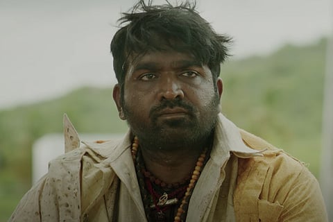 Vijay Sethupathi in the trailer of Kadaisi Vivasayi