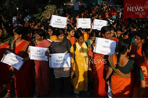 Kalakshetra students protest