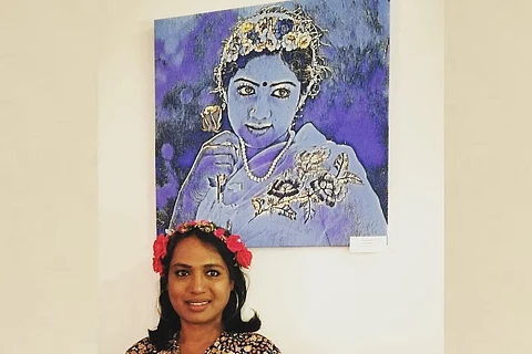 'Sridevi brought joy to my life': Trans activist Kalki's pop art tribute to late actor
