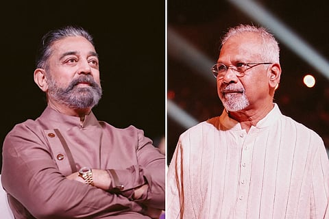 Kamal Haasan (L) and Mani Ratnam (R)