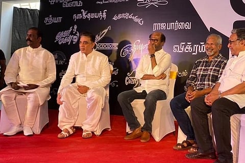 After grand-standing on 'Me Too', Kamal invites Vairamuthu for event