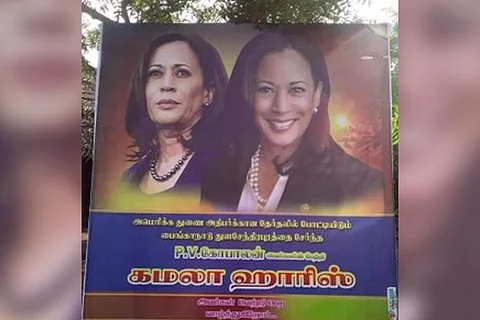The poster put up in Tamil Nadu