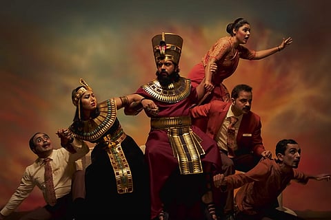 A still from Kanakam Kamini Kalaham