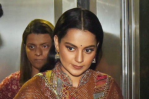 A file photo of actor Kangana Ranaut seen at an event in Patna