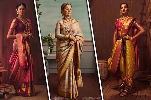 Kankatala envisions royal Queens from Andhra in their latest saree series