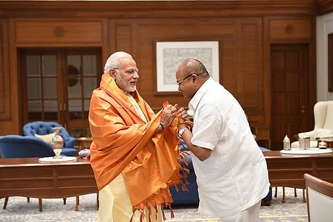 Andhra BJP President meets PM Modi, submits letter with 12 demands