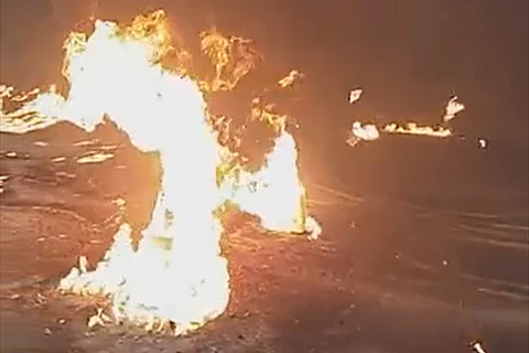 Bikes catch fire during camphor ritual in Bengaluru