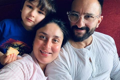 Kareena Kapoor, Saif Ali Khan and their son Taimur