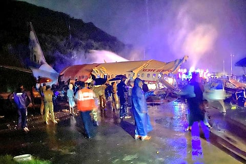 Still from the plane crash site
