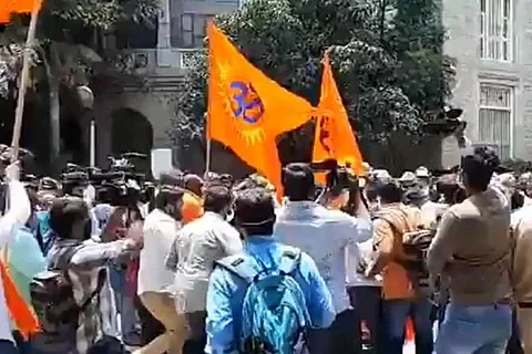 Representative picture of a protest by right wing organisations