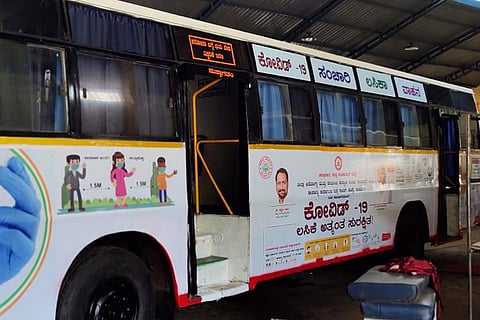 Karnataka RTC bus converted into mobile COVID-19 vaccine centre