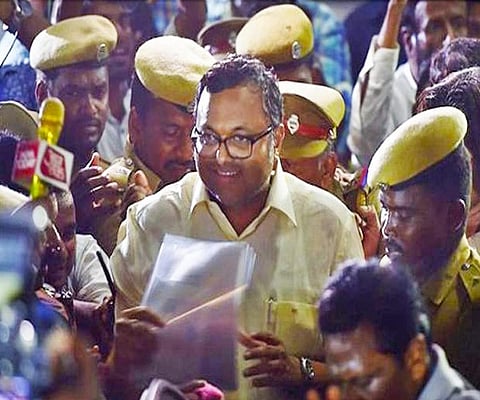 Congress Member of Parliament Karti Chidambaram