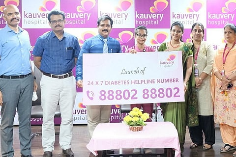 Kauvery Hospital launches diabetes helpline to answer patient queries