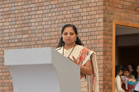 TRS leader Kavitha Kalvakuntla