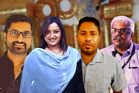 PS Sarith, Swapna Suresh, Sandeep Nair and M Sivasankar