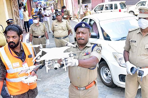 Watch: Hilarious videos of Kerala police drone dispersing men violating lockdown
