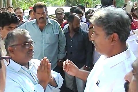 As video surfaces, Vijayawada MP, MLA apologise for misbehaving with Transport Commissioner