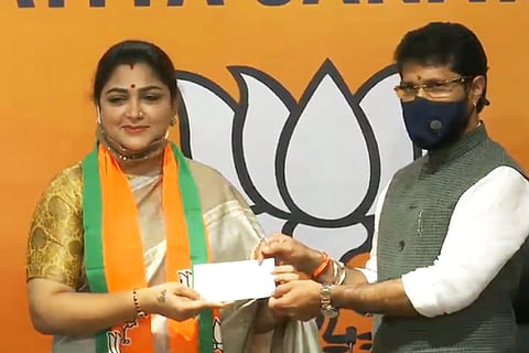 Khushboo joins BJP
