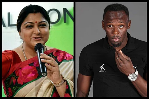 What do Khushbu and Usain Bolt have in common? Footy!