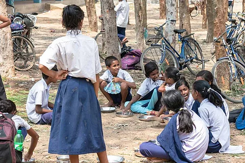 Representative image of children at a school
