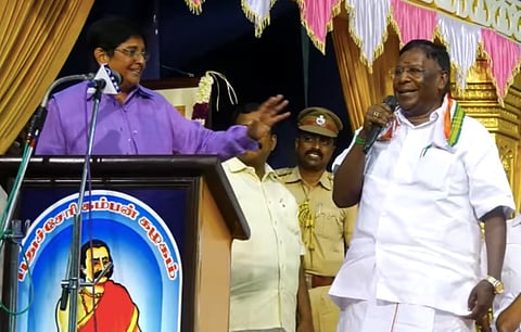‘I trust you for next 10 mins’: Puducherry Lt Gov Kiran Bedi and CM’s temporary truce