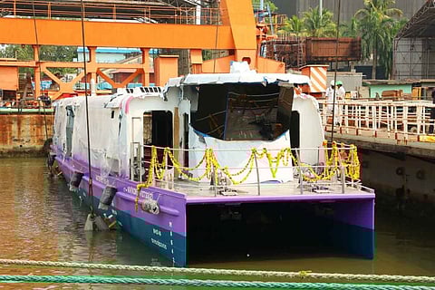 Kochi Water Metro's 100 seater boat