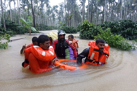 Rescue operations underway in south Kodagu after floods, relief camps opened