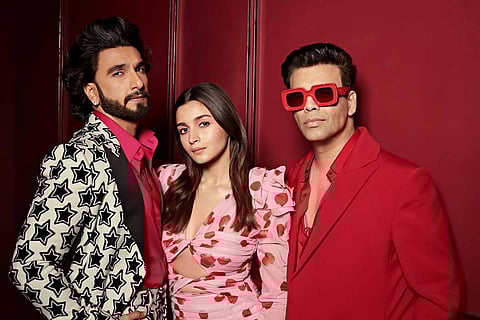 Poster of Koffee with Karan show with Alia Bhatt and Ranveer Singh
