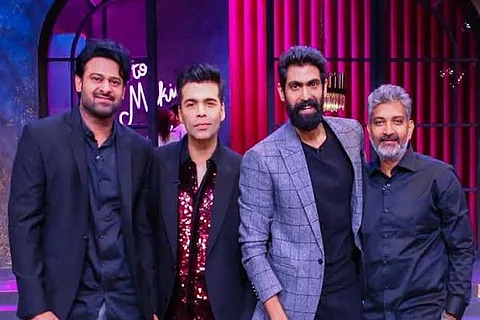 'Baahubali’ trio on ‘Koffee with Karan’: Lots of laughter and interesting trivia