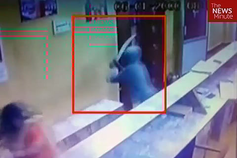 Man hacks woman in Kolar temple, video circulates on social media