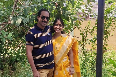 Telangana businessman Mandiga Naga Ramakrishna and his wife Srilakshmi who died by suicide along with their daughter in Old Paloncha ib Bhadradri Kothagudem