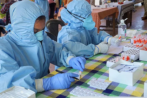 Healthworkers in Kozhikode