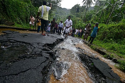 Landslides and flash floods in Kerala kill five including three kids