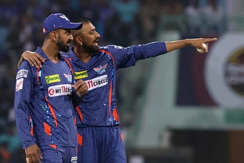 K.L. Rahul and Krunal Pandya