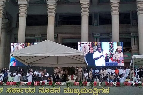 HD Kumaraswamy sworn-in as 25th CM of Karnataka, to face floor test on Friday