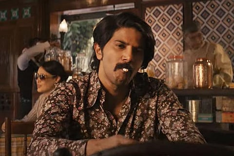 A screengrab from the trailer of Kurup featuring Dulquer Salmaan