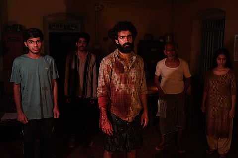 A poster of the film