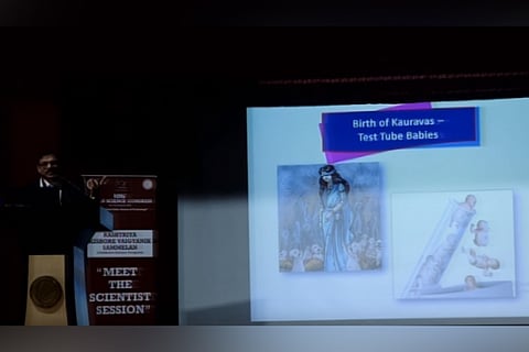 ‘Kauravas were test-tube babies, Lord Vishnu used guided missiles’: Andhra Uni's VC