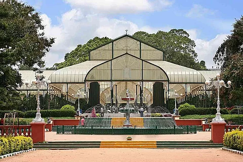 Glass house at Lalbagh, Bengaluru.