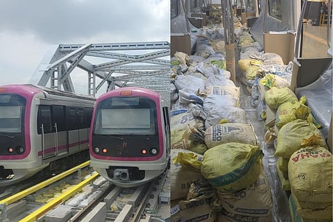 Bengaluru metro: BMRCL conducts load tests on open web girder at Benniganahalli