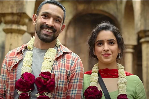 Vikrant Massey and Sanya Malhotra as a married couple in Love Hostel