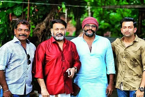Title logo of Mohanlal starrer 'Lucifer' released