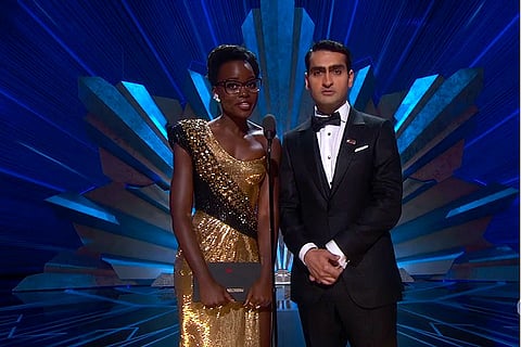 'We're immigrants, we're dreamers': Lupita Nyong'o, Kumail Nanjiani at Oscars 2018