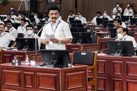 TN CM MK Stalin in Assembly