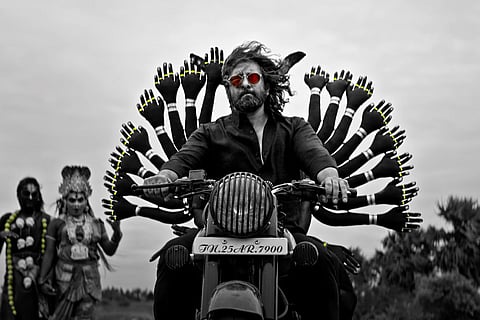 Chiyaan Vikram in the first look motion poster of Mahaan, which was tentatively titled as Chiyaan 60 earlier.