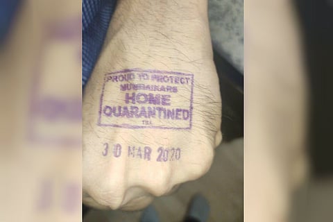 Maharashtra govt to put indelible ink stamps on people in home quarantine over COVID-19