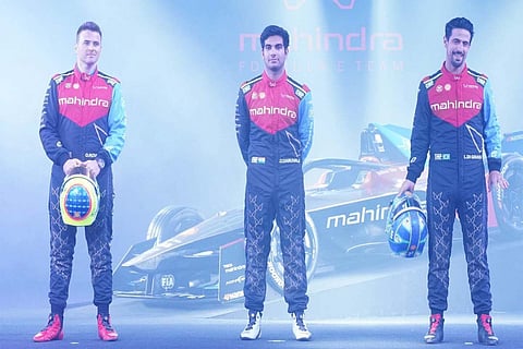 Mahindra brings Formula E to India with its Gen3 race car.