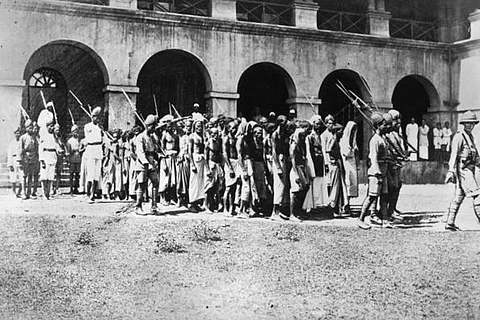 Malabar Rebellion prisoners taken for trial