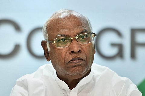 Congress president Mallikarjun Kharge